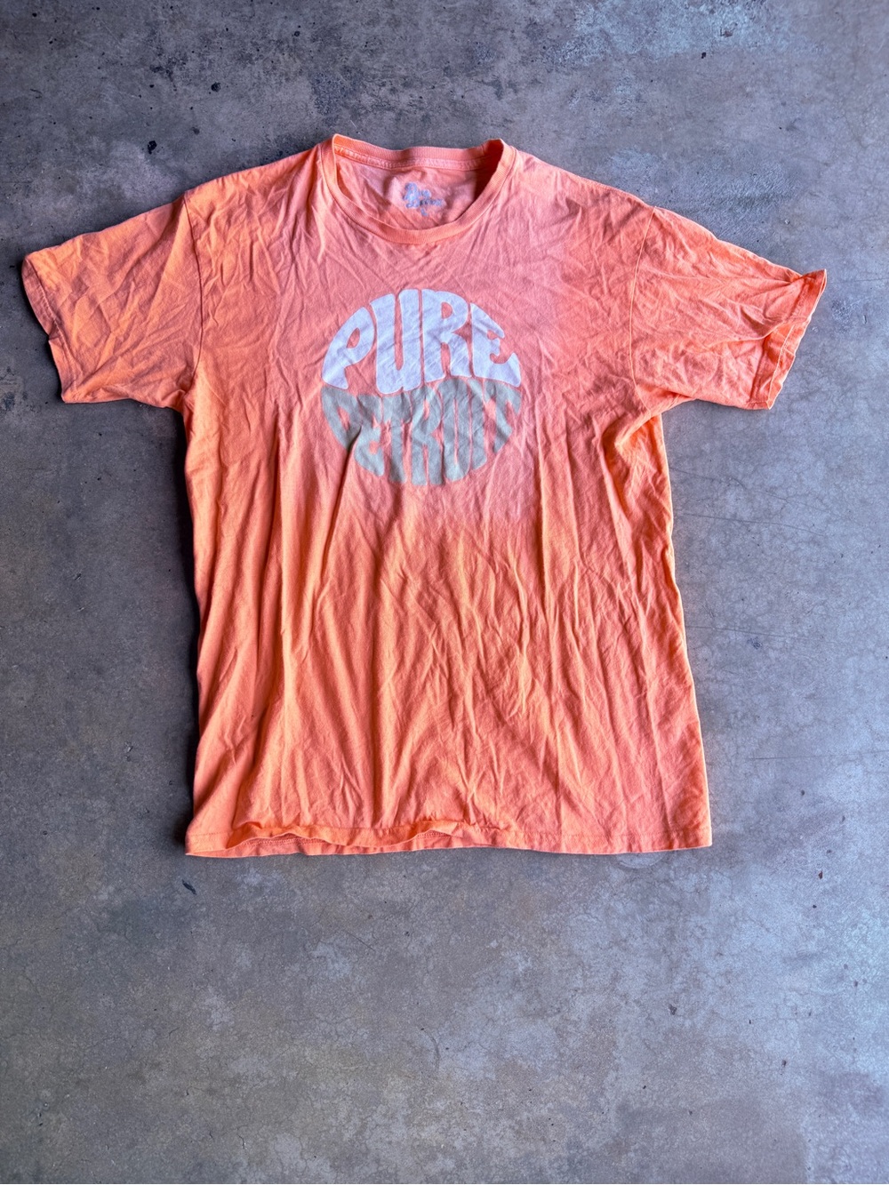 Orange Graphic Tee - Men's Casual Shirt